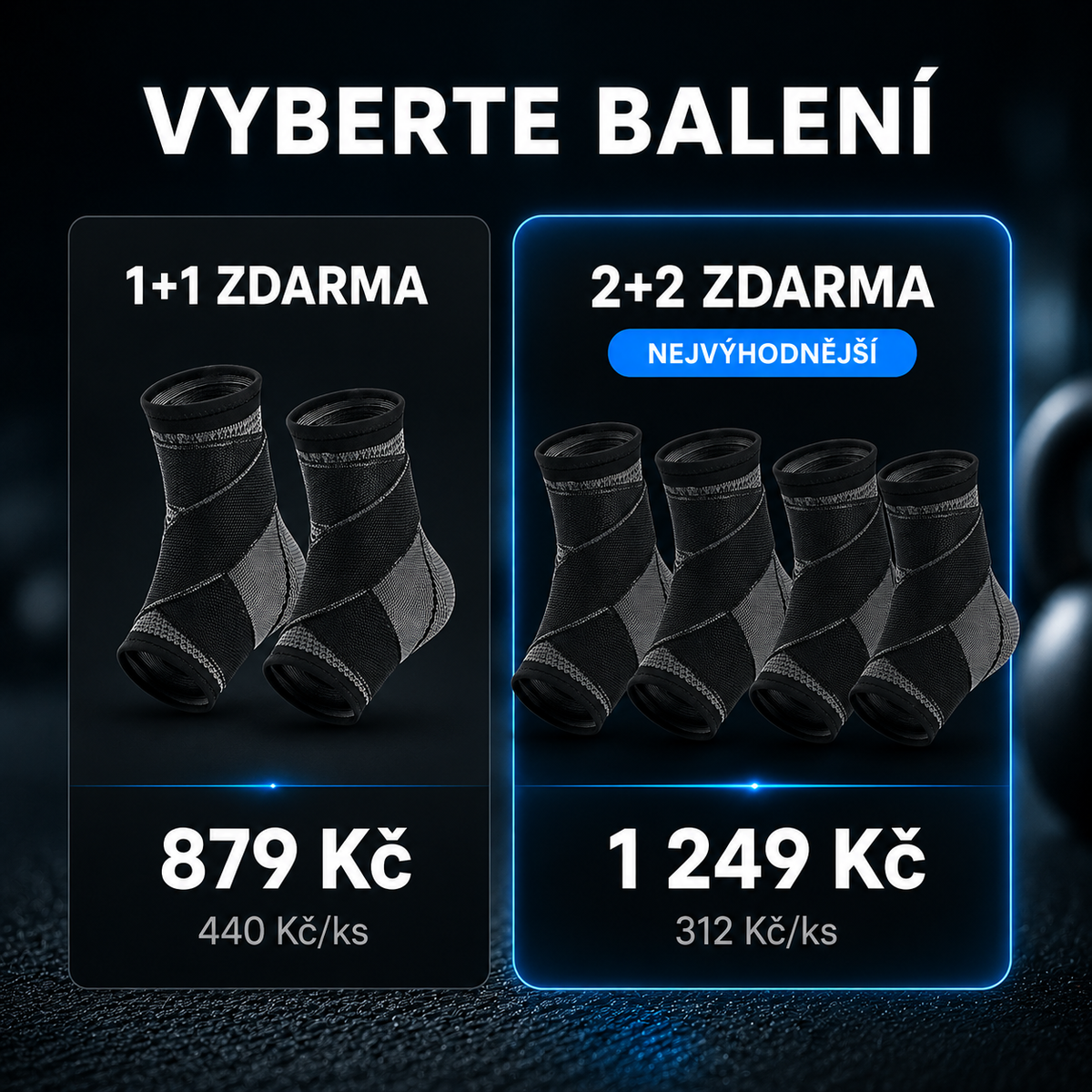Vexiro Compression Ankle Sleeve 7