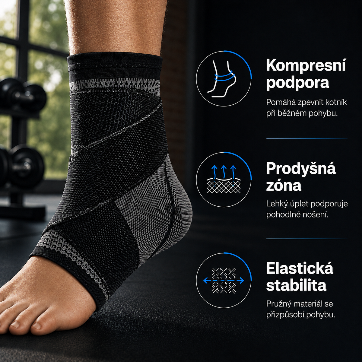Vexiro Compression Ankle Sleeve 2
