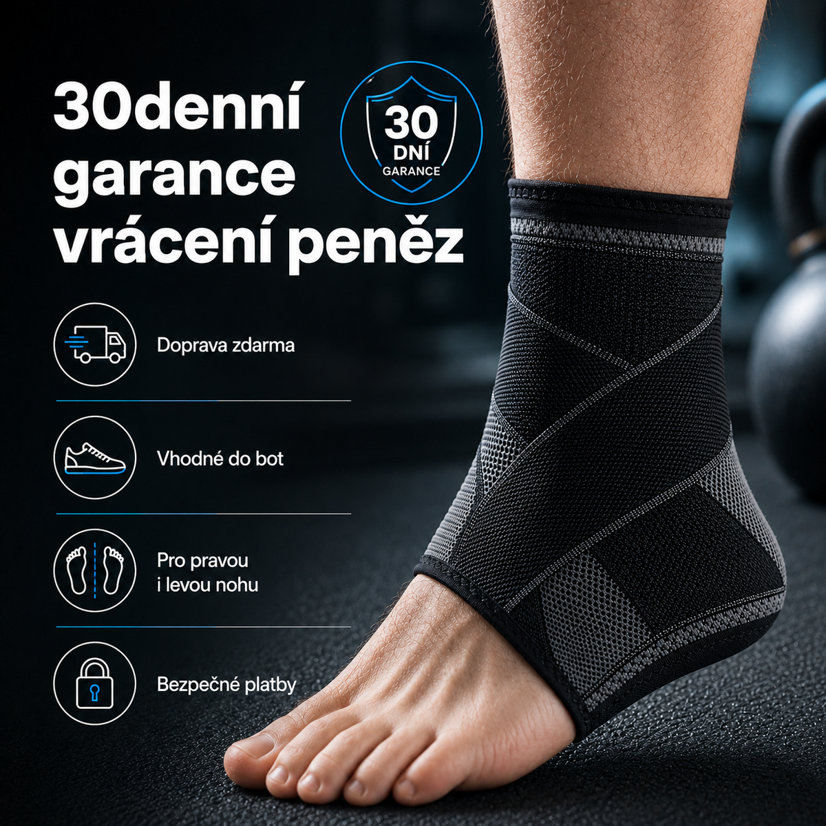 Vexiro Compression Ankle Sleeve 10
