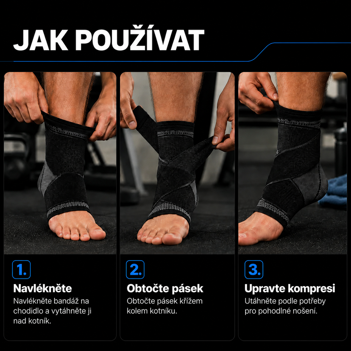 Vexiro Compression Ankle Sleeve 4